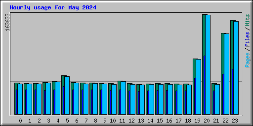 Hourly usage for May 2024