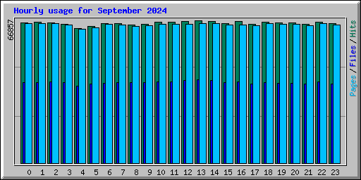 Hourly usage for September 2024